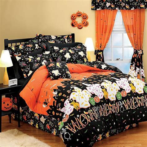 halloween full bed set|full cheeks halloween bedding.